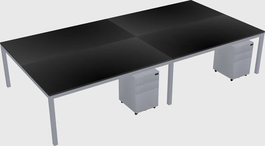 Shared Rectangular Desk