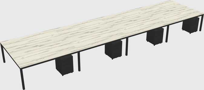 Shared Rectangular Desk