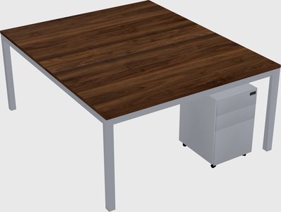 Shared Rectangular Desk