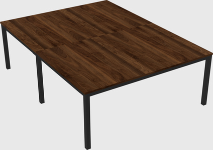 Shared rectangular desk