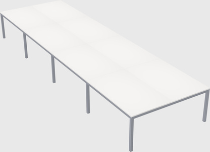 Shared rectangular desk