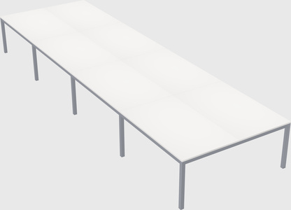 Shared rectangular desk