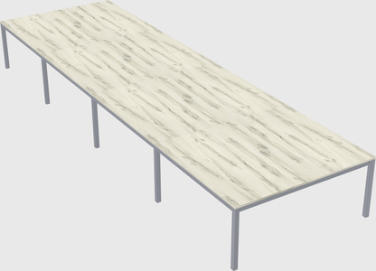 Shared rectangular desk