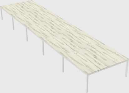 Shared rectangular desk