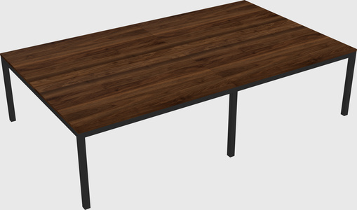 Shared rectangular desk