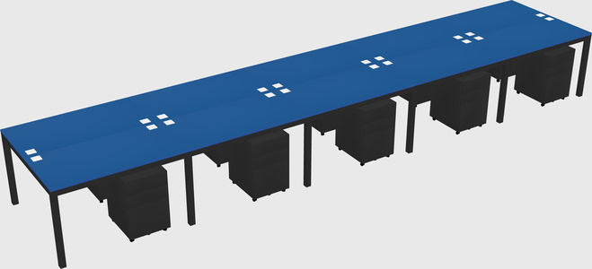 Shared Rectangular Desk