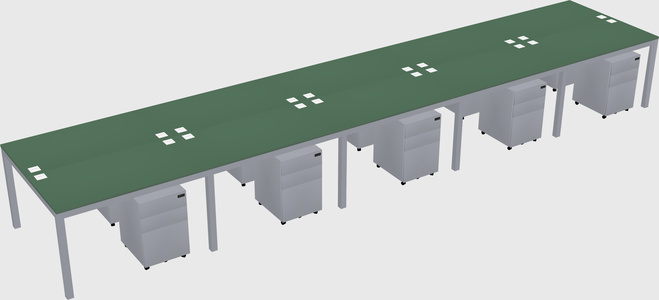 Shared Rectangular Desk