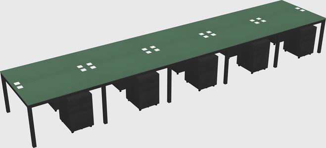 Shared Rectangular Desk