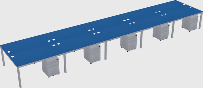 Shared Rectangular Desk