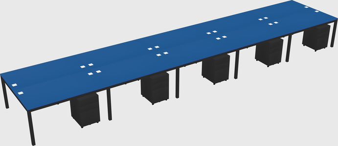 Shared Rectangular Desk