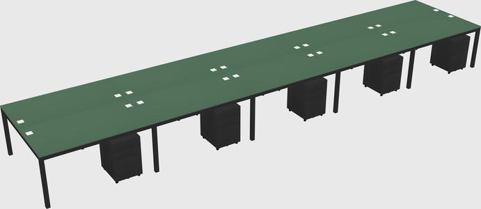Shared Rectangular Desk