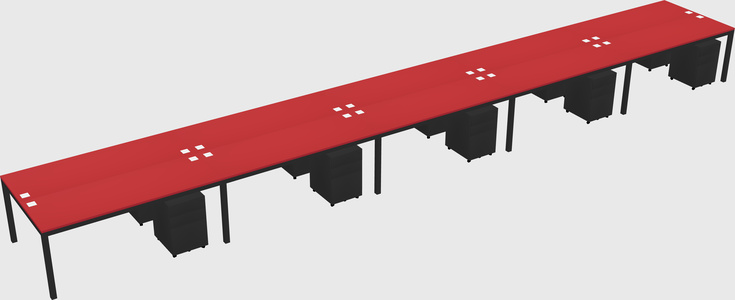 Shared Rectangular Desk