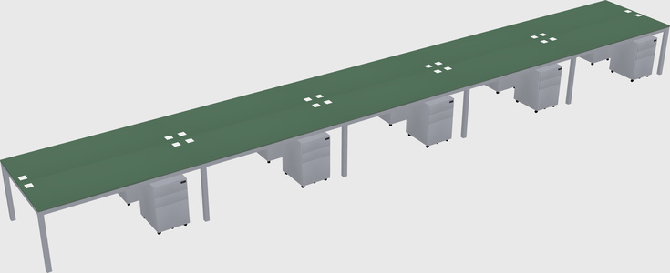 Shared Rectangular Desk