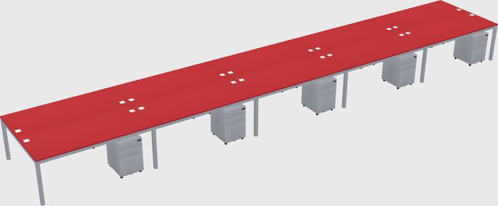 Shared Rectangular Desk
