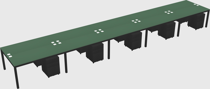 Shared Rectangular Desk