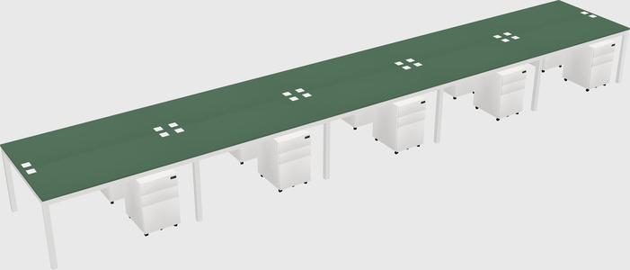 Shared Rectangular Desk