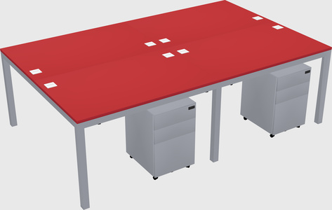 Shared Rectangular Desk