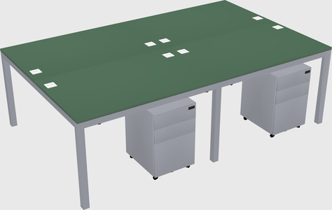 Shared Rectangular Desk