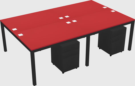 Shared Rectangular Desk