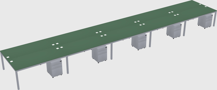 Shared Rectangular Desk