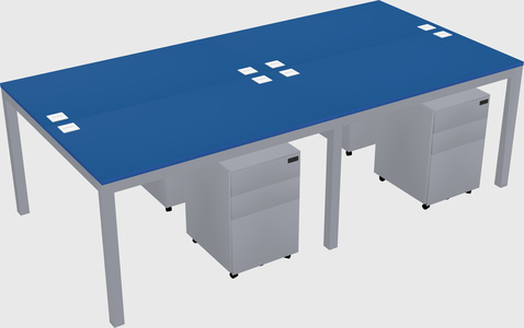 Shared Rectangular Desk