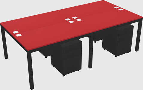 Shared Rectangular Desk