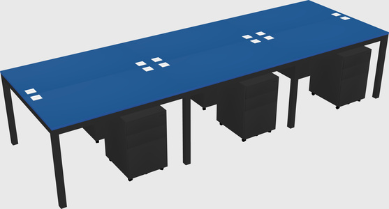 Shared Rectangular Desk