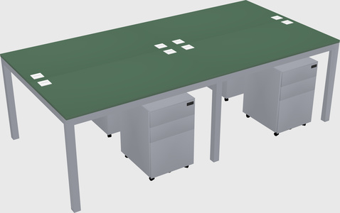 Shared Rectangular Desk
