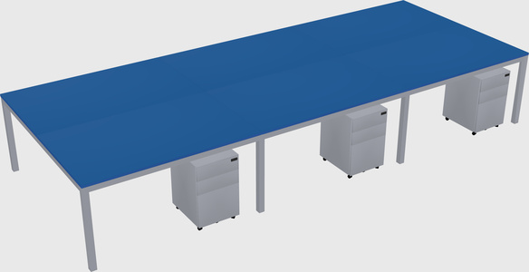 Shared Rectangular Desk