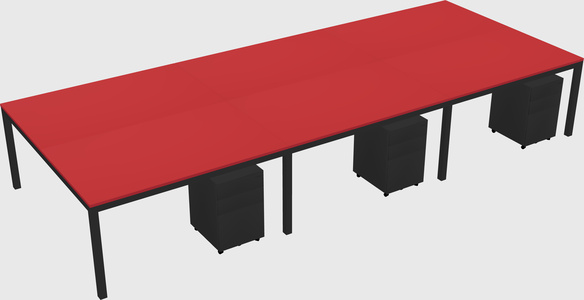 Shared Rectangular Desk