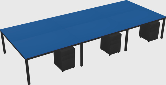 Shared Rectangular Desk