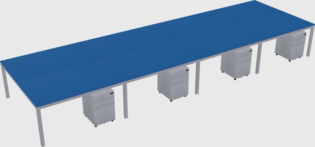 Shared Rectangular Desk