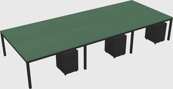 Shared Rectangular Desk