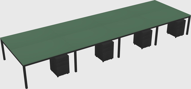 Shared Rectangular Desk