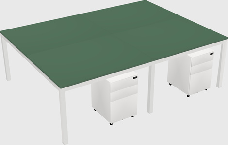 Shared Rectangular Desk