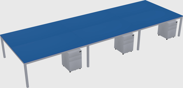 Shared Rectangular Desk