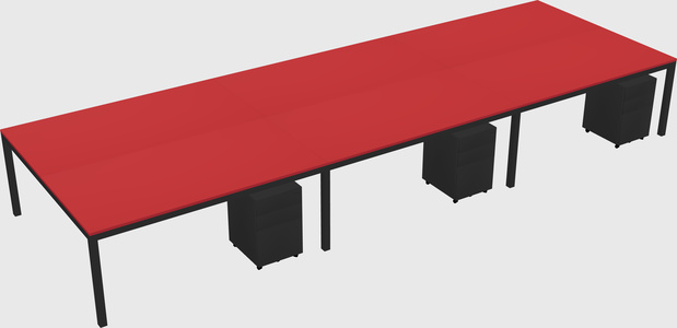 Shared Rectangular Desk