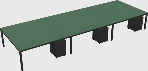 Shared Rectangular Desk