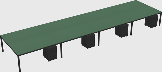 Shared Rectangular Desk