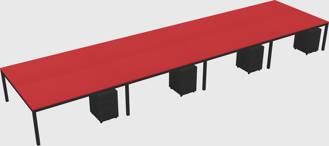 Shared Rectangular Desk