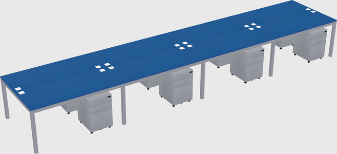 Shared Rectangular Desk