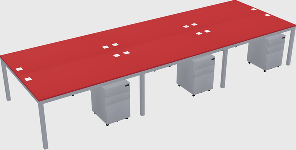 Shared Rectangular Desk