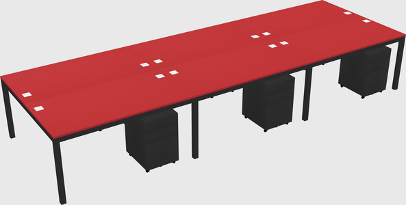 Shared Rectangular Desk