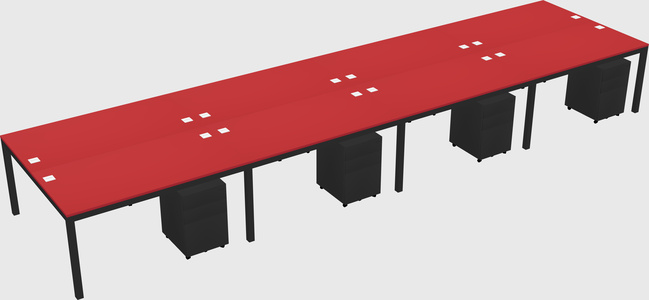 Shared Rectangular Desk