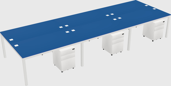 Shared Rectangular Desk