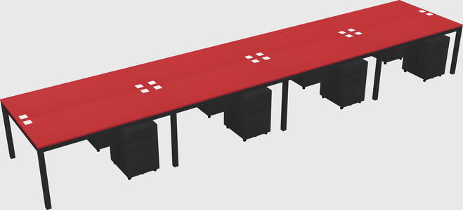 Shared Rectangular Desk