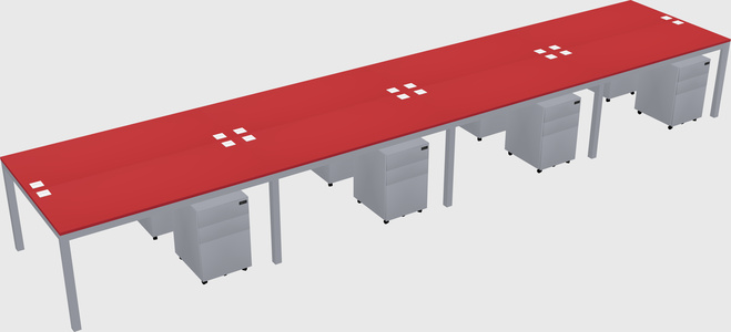 Shared Rectangular Desk