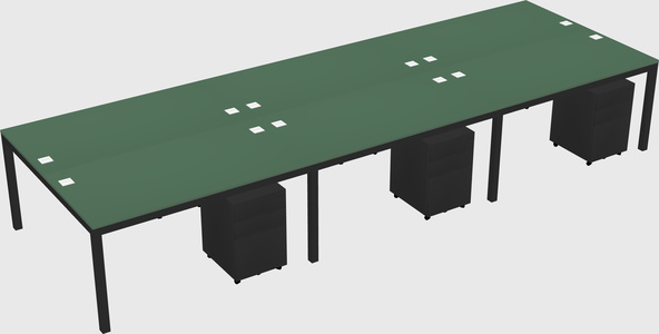 Shared Rectangular Desk