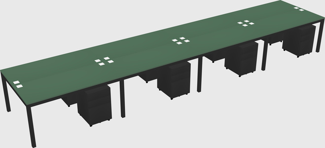 Shared Rectangular Desk