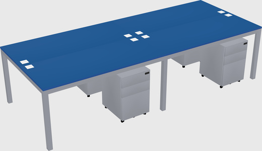 Shared Rectangular Desk